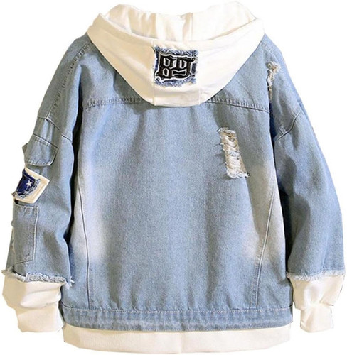 Anime Hoodie Denim Jacket Trucker Jacket Women Men Jean Jacket Long Sleeve Sweatshirt Outwear Hooded.jpg