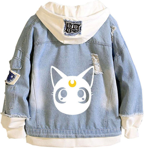 Anime Hoodie Denim Jacket Trucker Jacket Women Men Jean Jacket Long Sleeve Sweatshirt Outwear Hooded.jpg
