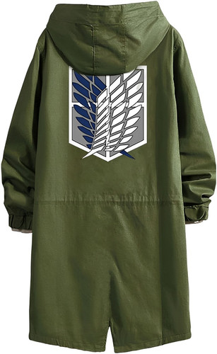 Attack on Titan Anime Hoodie Strench Coat Cosplay Costume Long Windbreaker Outwear Sweatshirt Jacket.jpg