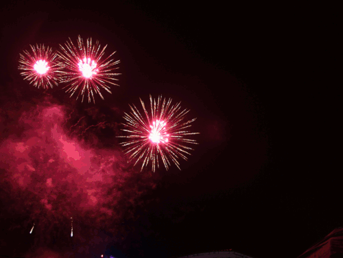 Fogos artificiais Fuegos artificiales Fireworks Santa Minia 2014 Brion Animacion 05.gif