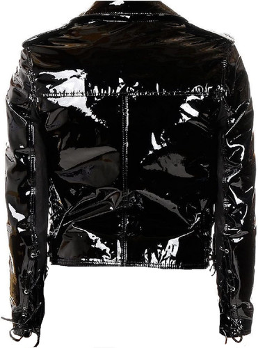 Womens PVC Leather Jacket Shiny Stylish Cafe Racer Style Motorcycle Biker Leather Jacket 2.jpg
