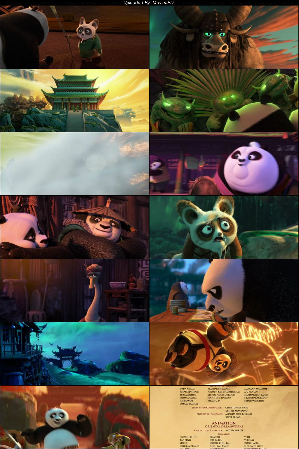 Download Kung Fu Panda Part 3 (2016) BluRay [Hindi + Tamil + Telugu + English] ESub 480p 720p 1080p