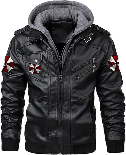 Umbrella Cosplay Men s Leather Jacket Fall Resident Winter Vintage Motorcycle Biker Jacket with Remo.jpg