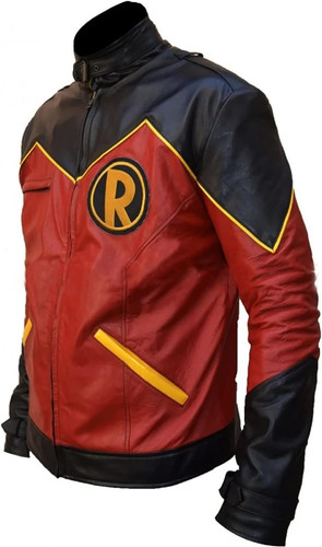 THE HUB LEATHER Tim Drake Robin Faux Leather Jacket Movie Design Replica 1.jpg