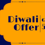 shubh diwali festival offer banner with hanging vector 44165700
