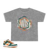 Nike SB Dunk Low Legion Pine Kumquat[swish 2][mineral wash tee grey]