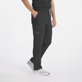 Orlando Pant Charcoal Bottom Crop DOLAN 2500x2500