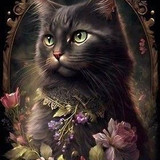 (60)mythische wezens kat