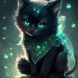 (75)mythische wezens kat