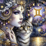 (79)mythische wezens kat