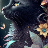 (67)mythische wezens kat