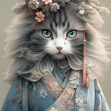 (87)mythische wezens kat