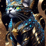 (80)mythische wezens kat