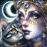(71)mythische wezens kat