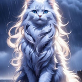 (108)mythische wezens kat