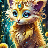 (109)mythische wezens kat