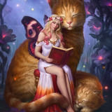 (141)mythische wezens kat