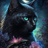 (111)mythische wezens kat