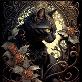 (196)mythische wezens kat