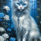 (186)mythische wezens kat