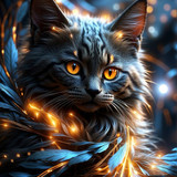 (182)mythische wezens kat