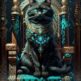 (7)mythische wezens kat