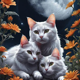 (34)mythische wezens kat