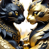 (12)mythische wezens kat