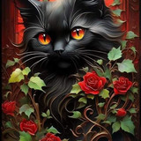 (51)mythische wezens kat