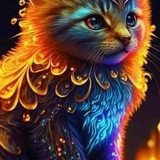 (56)mythische wezens kat