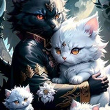 (14)mythische wezens kat
