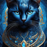 (44)mythische wezens kat