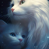 (57)mythische wezens kat