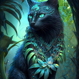 (18)mythische wezens kat