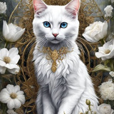 (58)mythische wezens kat