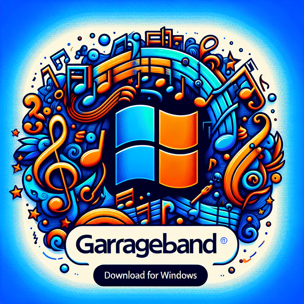 download garageband for windows on a PC showcasing the music production interface and tools for creating and editing tracks