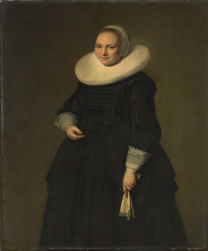 Pot, Hendrik Gerritsz (приписывается) Портрет женщины, 1638, 45 cm x 34 cm, Дерево, масло