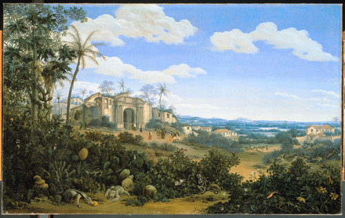 Post, Frans Jansz Вид Олинды, Бразилия, 1662, 107,5 cm х 172,5 cm, Холст, масло