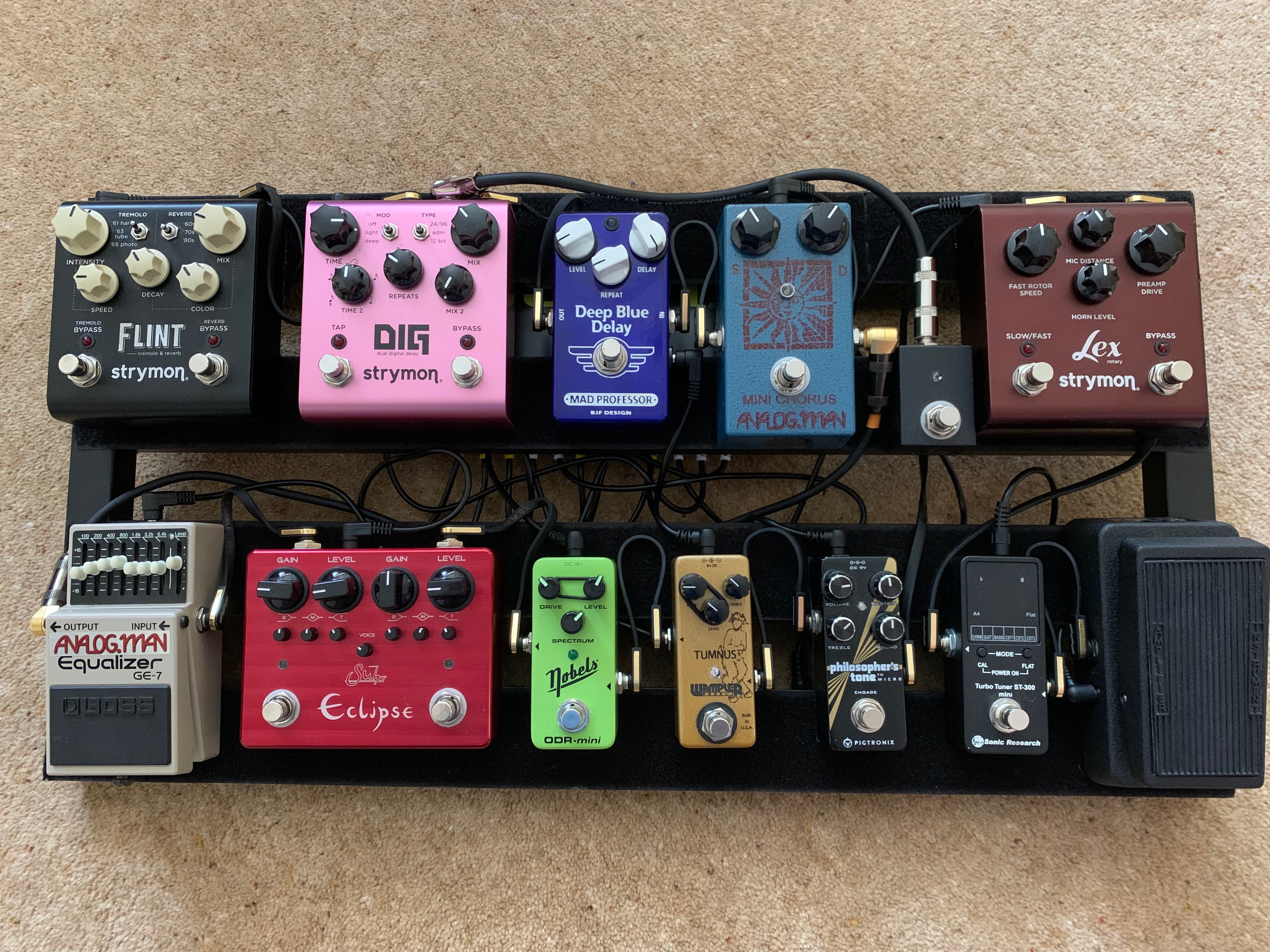 Show us your pedalboard. - FX Discussions on theFretBoard