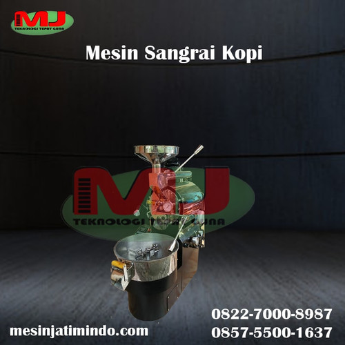 Mesin Sangrai Kopi – Seperti namanya, mesin ini digunakan untuk menyangrai berbagai macam bahan seperti kopi, kacang, dan berbagai biji-bijian lain.
Untuk Informasi dan pemesanan mesin silahkan hubungi kami melalui 0822-7000-8987 | 0857-5500-1637