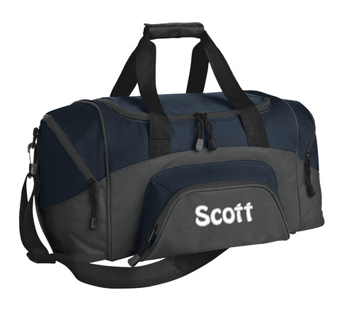 BG990S Duffel Bag Personalized Navy Dark Charcoal.jpg