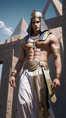 egyptian pharaoh ai art by yuliang wu by yuliangwuartgallery dg87nx6 375w 2x