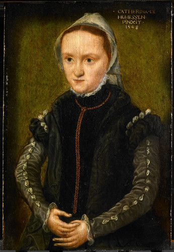 Hemessen, Catharina van Портрет женщины, вероятно автопортрет, 1548, 24 cm x 17 cm, Дерево, масло