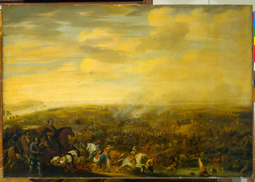 Hillegaert, Pauwels van Принц Морис в битве при Ньюпорте, 2 июля 1600, 1630, 80,9 cm x 116,6 cm, Дер