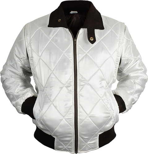 Mens Drive Embroidered Scorpion Ryan Gosling Bomber Satin Movie Jacket Black White 2.jpg