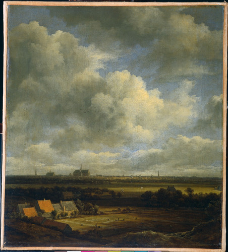 Ruisdael, Jacob Isaacksz van Вид на Харлем с северо запада, 1682, 43 cm х 38 cm, Холст, масло