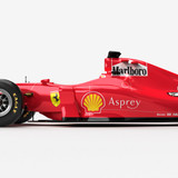 7 1998 Ferrari Side View Left