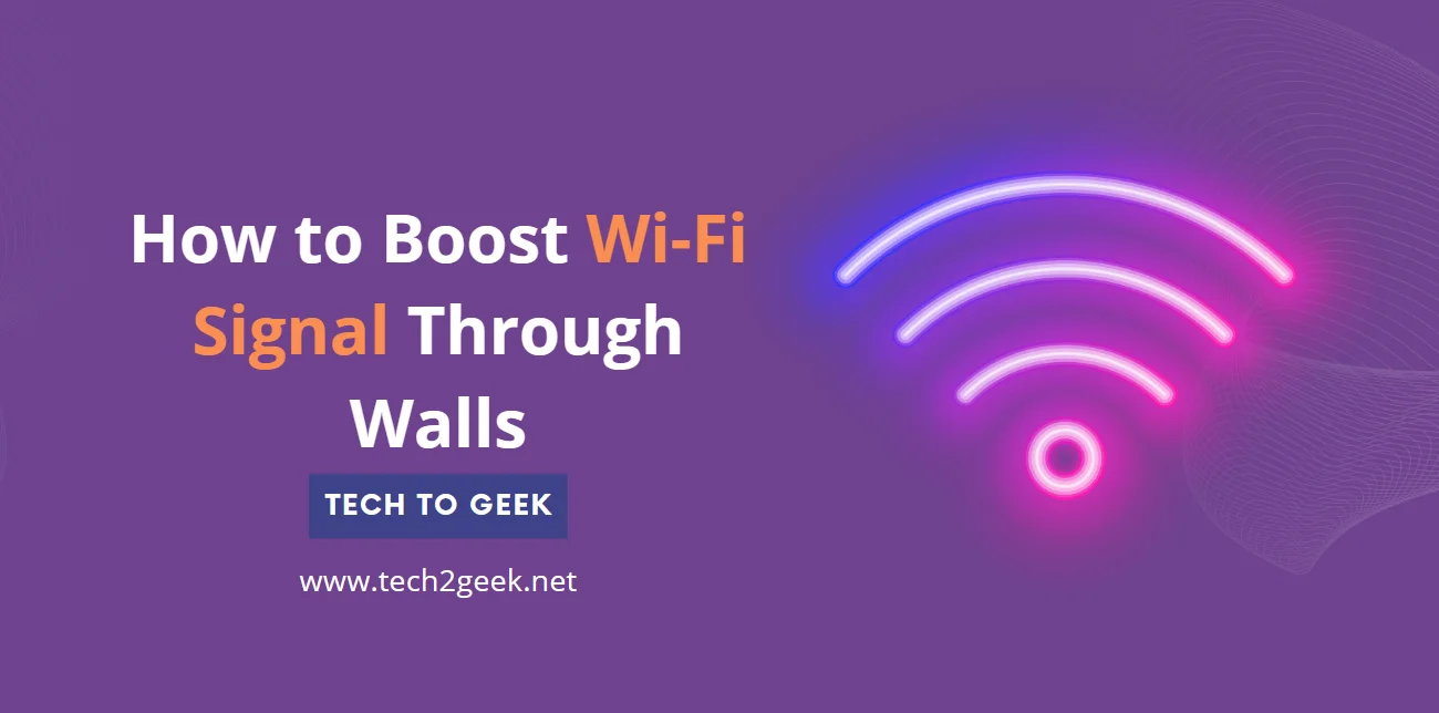 How to Boost Wifi Signal Through Walls (2024)