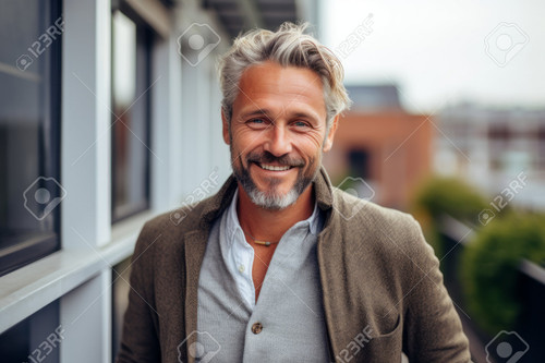 213316000 ritratto di bell uomo maturo in piedi all aperto uomo maturo guardando la fotocamera e sor.jpg