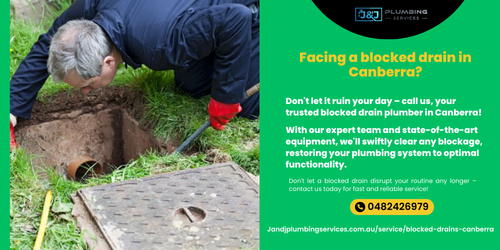 Facing a blocked drain in Canberra.png